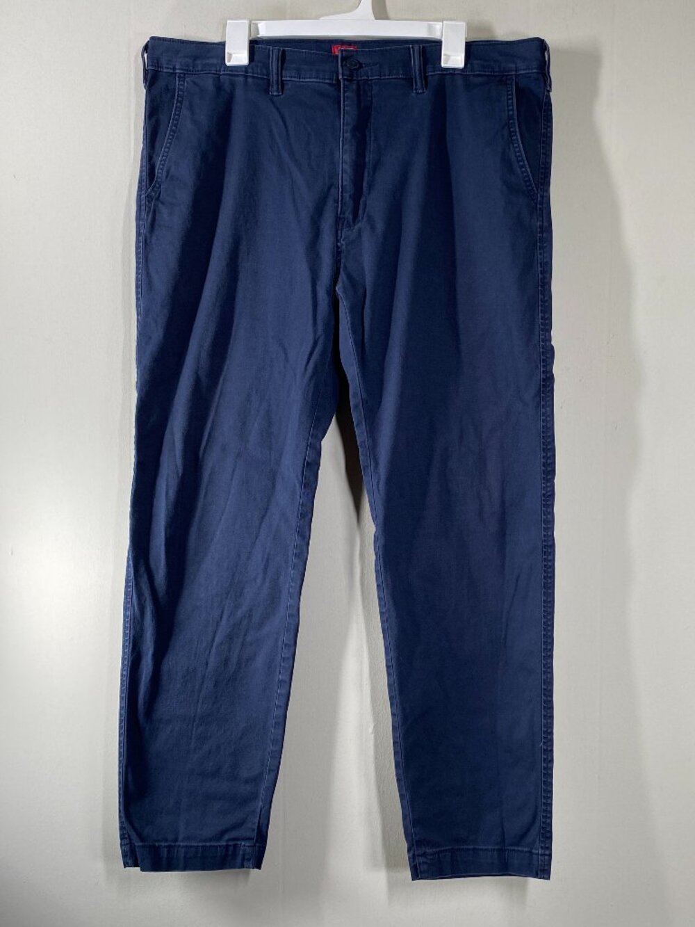 Levi's XX Chino Standard Taper Pants Men's 38 x 32 Mid Rise Blue Casual